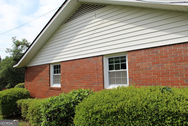 view of side of home