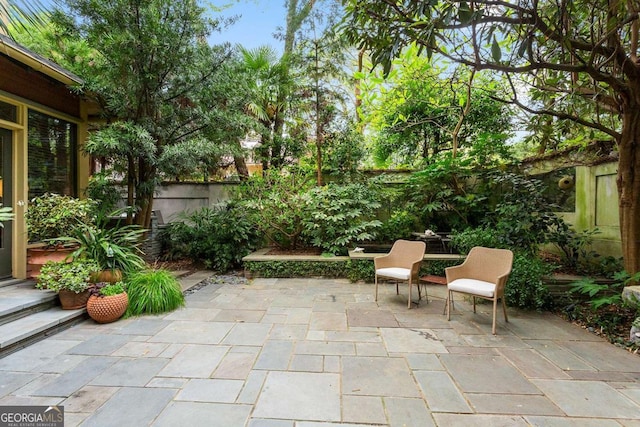 171 Westminster Dr NE, Atlanta, GA 30309 - view of patio / terrace featuring a fenced backyard