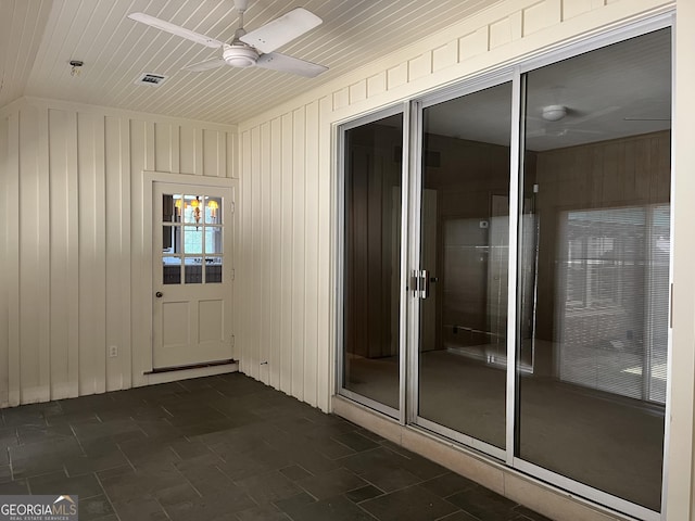 interior space featuring visible vents