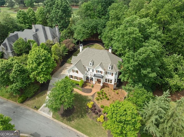 drone / aerial view