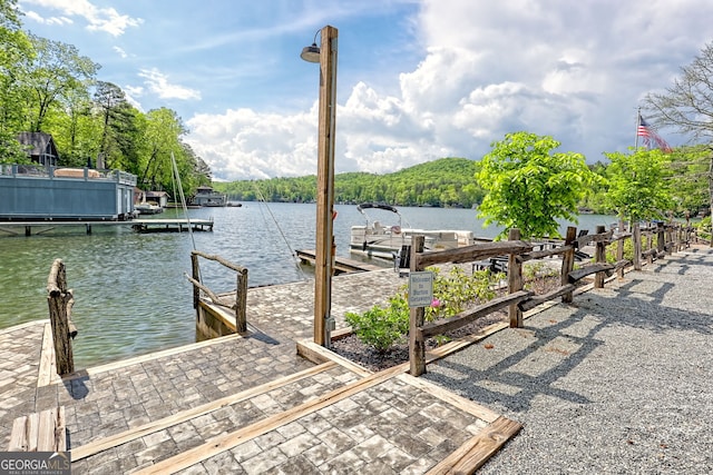 234 Raindance Ln, Clayton, GA 30525 - dock featuring a water view