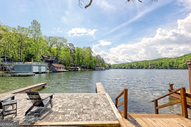234 Raindance Ln, Clayton, GA 30525 - dock area with a water view