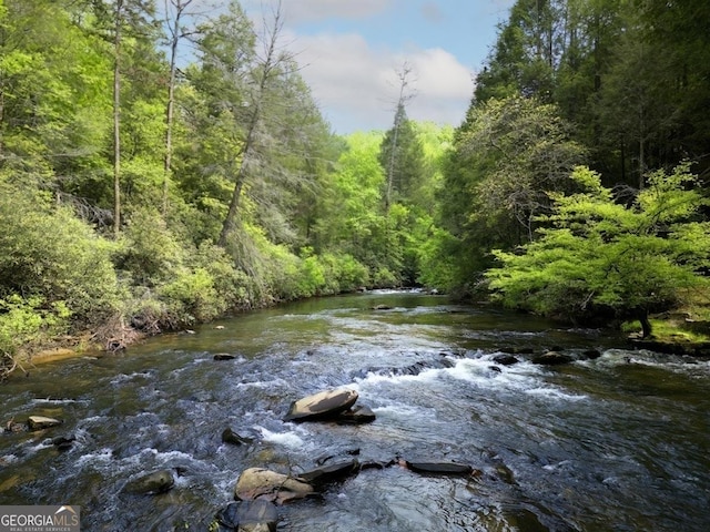 360 Cascade Pt, Ellijay, GA 30540 - water view featuring a forest