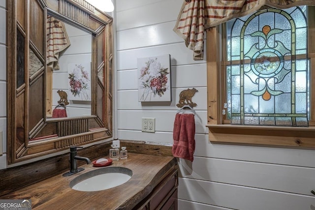 360 Cascade Pt, Ellijay, GA 30540 - bathroom featuring plenty of natural light and vanity