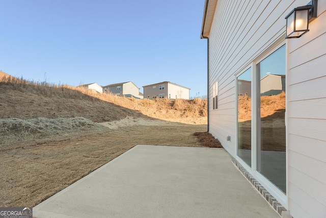 exterior space with a patio area