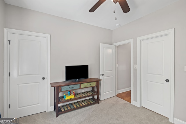 68 Timber Creek Estates Dr, Sharpsburg, GA 30277 - interior space featuring baseboards and a ceiling fan