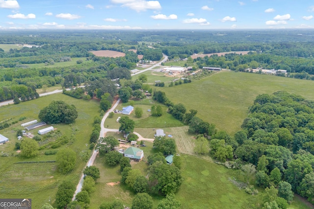 187 New Hope Rd, Canon, GA 30520 - drone / aerial view featuring a rural view