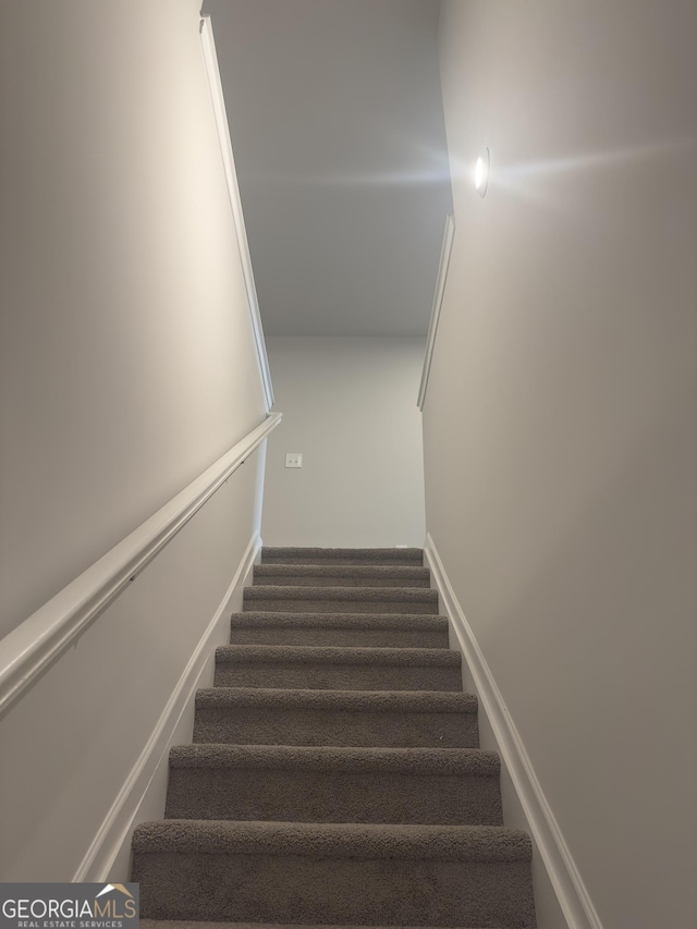1155 Park Center Cir NW, Austell, GA 30168 - stairs with carpet flooring