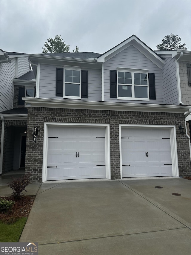1155 Park Center Cir NW, Austell, GA 30168 - view of front of house with a garage and concrete driveway