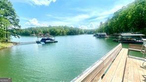 8190 Old Mill Dr, Gainesville, GA 30506 - dock with a water view