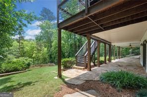 8190 Old Mill Dr, Gainesville, GA 30506 - view of green lawn