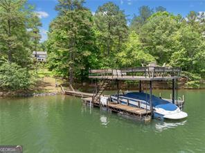 8190 Old Mill Dr, Gainesville, GA 30506 - dock with a water view