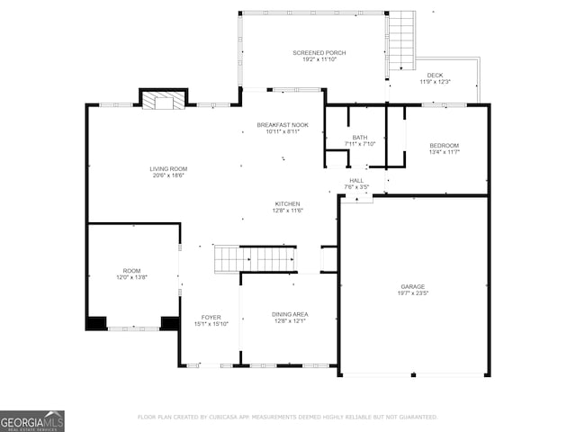 4876 Sara Creek Way, Sugar Hill, GA 30518 - floor plan