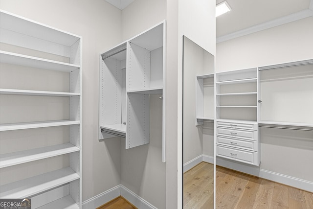 2824 Cork St, Braselton, GA 30517 - spacious closet with light wood-style floors