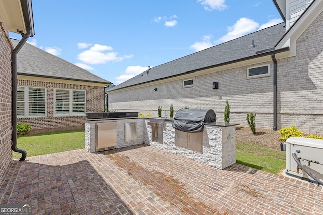 2824 Cork St, Braselton, GA 30517 - view of patio / terrace with area for grilling and a grill