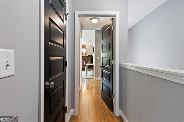 1365 Memorial Dr SE Unit # 12, Atlanta, GA 30317 - hall featuring light wood-type flooring and baseboards
