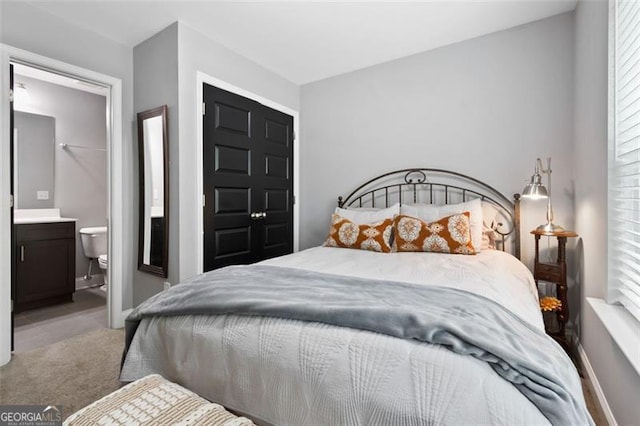 1365 Memorial Dr SE Unit # 12, Atlanta, GA 30317 - carpeted bedroom with tile patterned floors