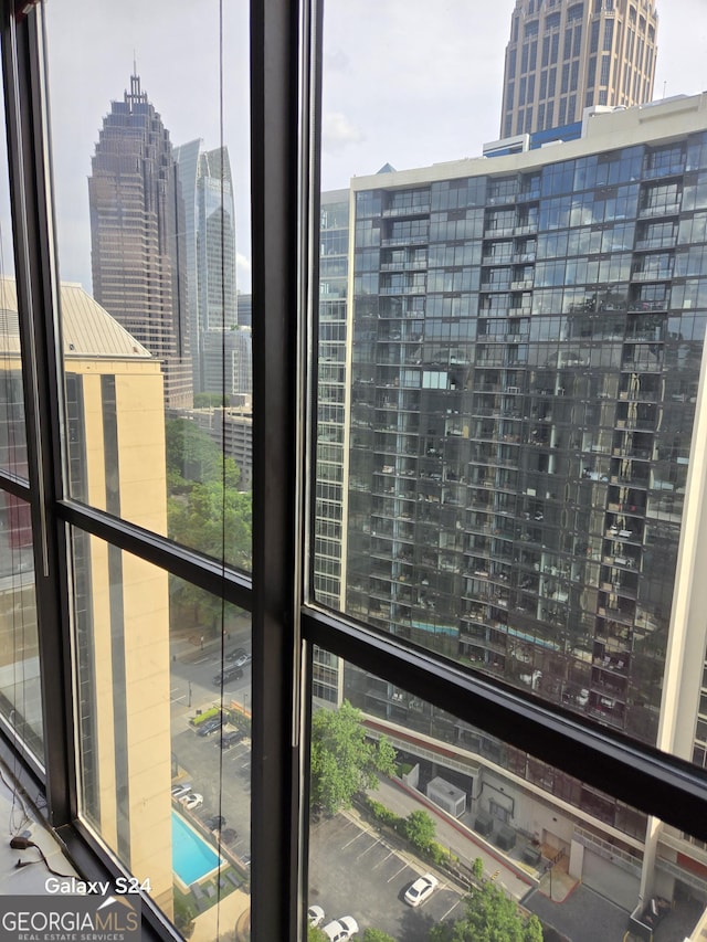 1280 W Peachtree St NW Apt 2606, Atlanta, GA 30309 - details with a view of city
