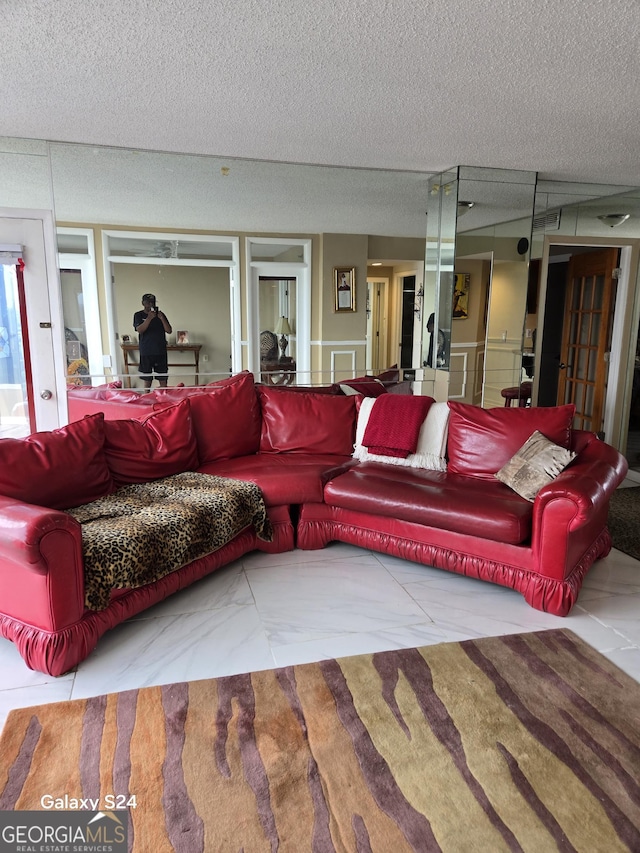 1280 W Peachtree St NW Apt 2606, Atlanta, GA 30309 - living area featuring french doors
