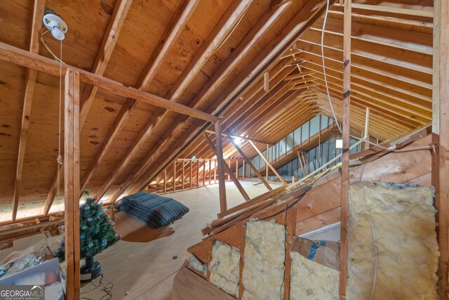 945 Sandy Run Dr, Sparta, GA 31087 - view of unfinished attic