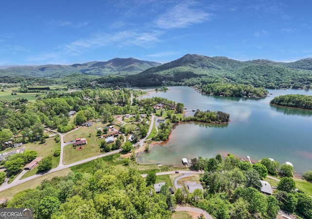 233 Bradshaw Rd, Hiawassee, GA 30546 - aerial view of a water and mountain view