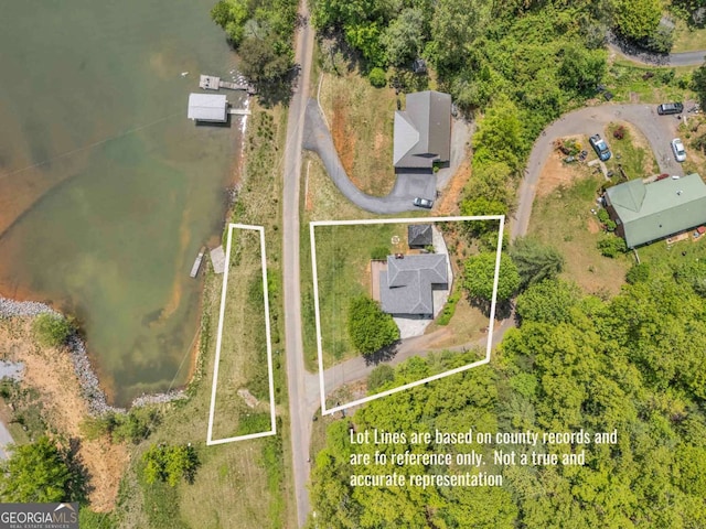 233 Bradshaw Rd, Hiawassee, GA 30546 - aerial view of property's location featuring property parcel outlined