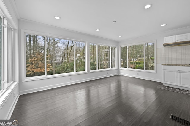 4608 Rosemear Ct, Norcross, GA 30093 - unfurnished sunroom featuring visible vents and plenty of natural light