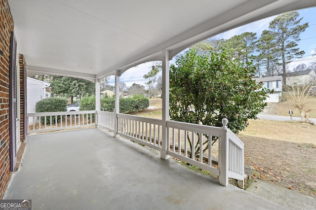 4608 Rosemear Ct, Norcross, GA 30093 - view of patio with a porch