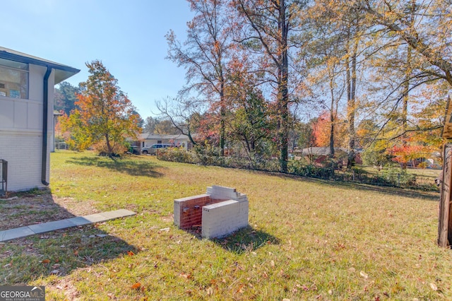 view of yard