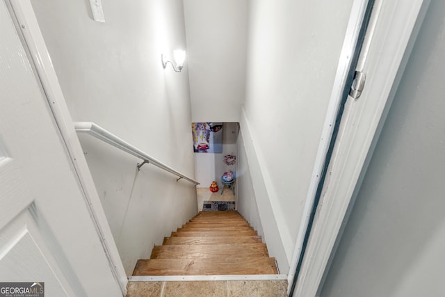view of stairs