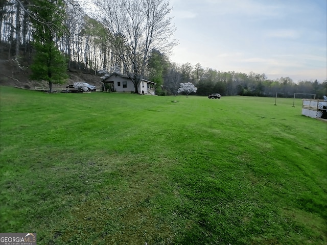 view of yard