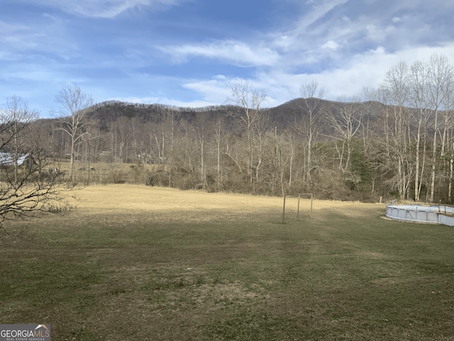 view of mountain feature