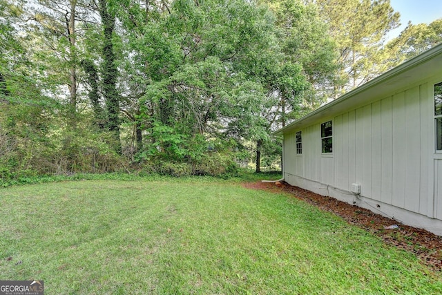 view of yard