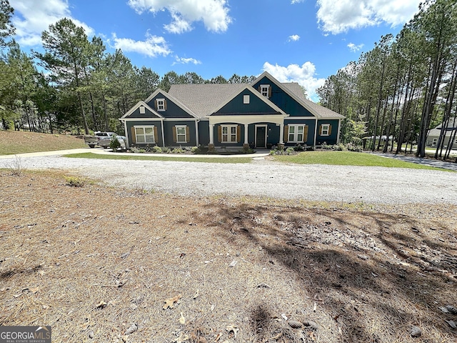 craftsman house with a porch