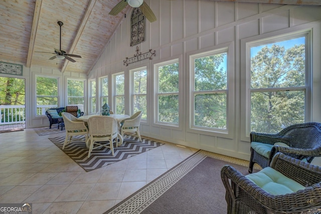2787 Turtle Cove Trwy, Monticello, GA 31064 - sunroom / solarium with a ceiling fan and outdoor dining area