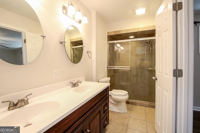 5034 W Ga Highway 292, Collins, GA 30421 - bathroom featuring a sink, toilet, and a shower stall