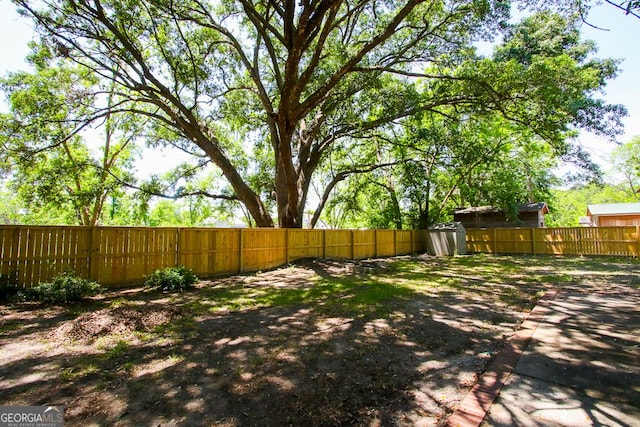 5034 W Ga Highway 292, Collins, GA 30421 - view of yard with a fenced backyard
