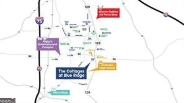 1406 Adirondac Way, Bonaire, GA 31005 - map