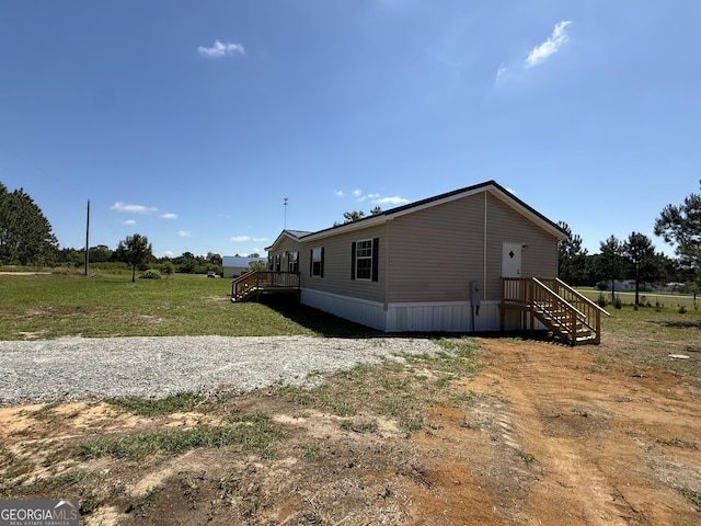 view of property exterior