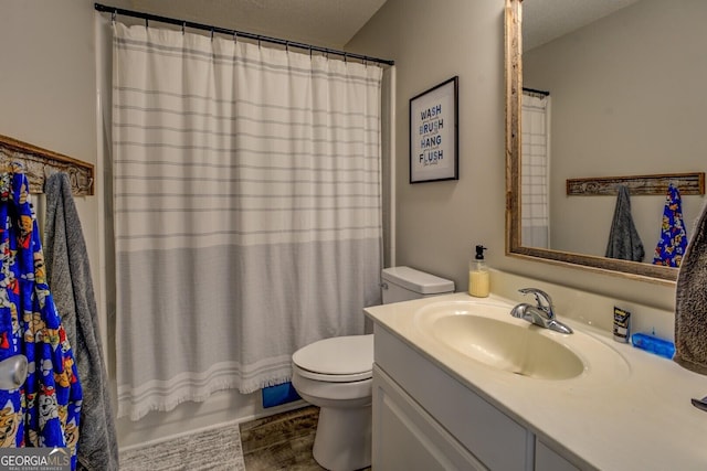 857 Cooper Rd, Social Circle, GA 30025 - bathroom featuring vanity and wood finished floors