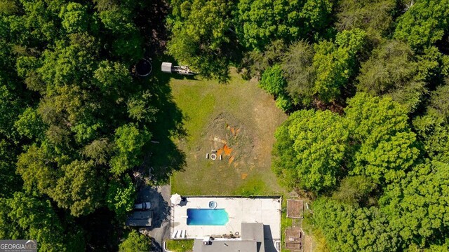 143 Navajo Trl, Rydal, GA 30171 - aerial view of a pool area