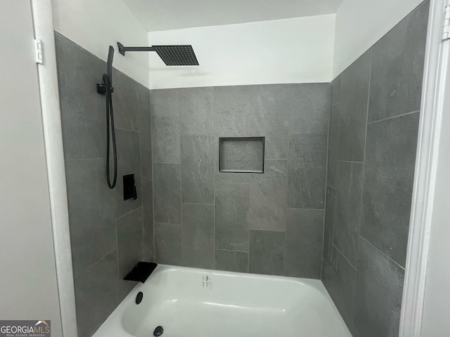 bathroom featuring shower / bathtub combination