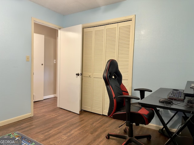 1685 Ridgeway Rd, Lafayette, GA 30728 - office area with wood finished floors