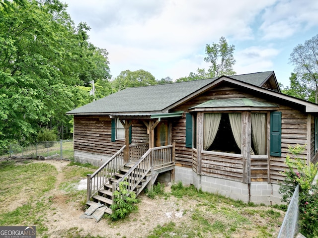 1685 Ridgeway Rd, Lafayette, GA 30728 - view of front facade with roof with shingles and covered porch