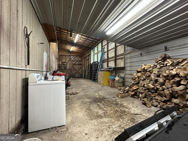1685 Ridgeway Rd, Lafayette, GA 30728 - garage with washer / dryer