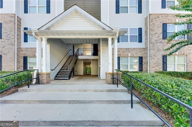 10202 Fairington Ridge Cir, Lithonia, GA 30038 - property entrance featuring brick siding