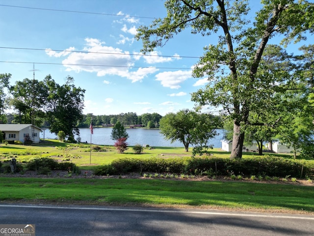 property view of water