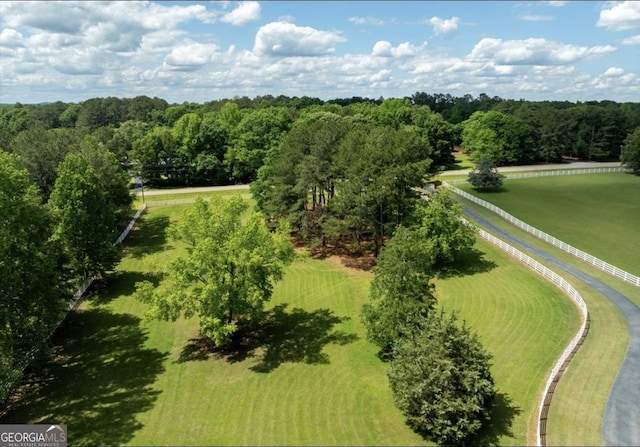 drone / aerial view