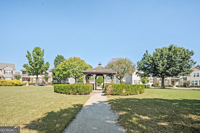 875 Venture Way SW, Atlanta, GA 30331 - view of home's community featuring a lawn, a gazebo, and a residential view