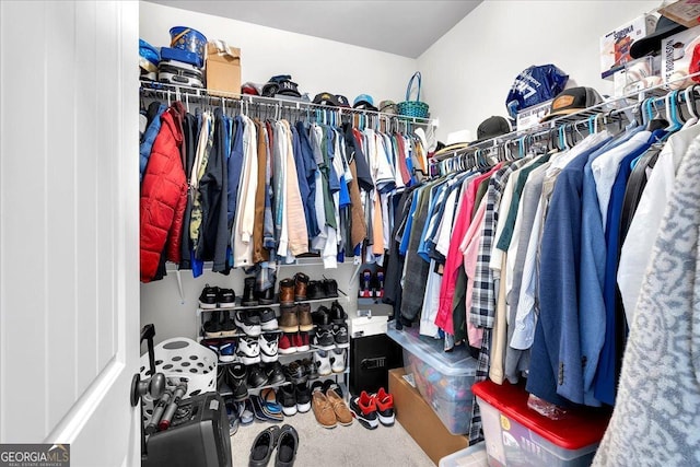 4575 Birch Way, Loganville, GA 30052 - walk in closet featuring carpet flooring